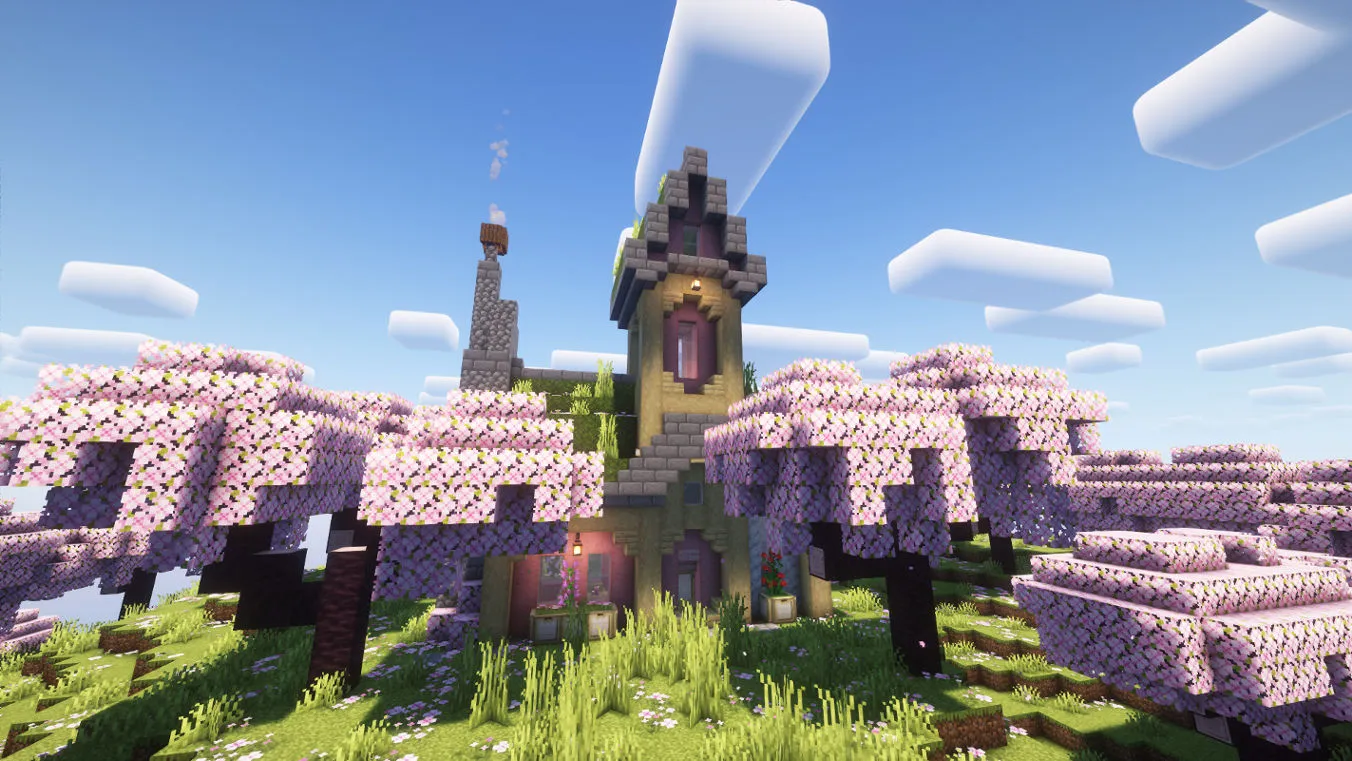 Cherry Grove Starter House, Моды, Minecraft