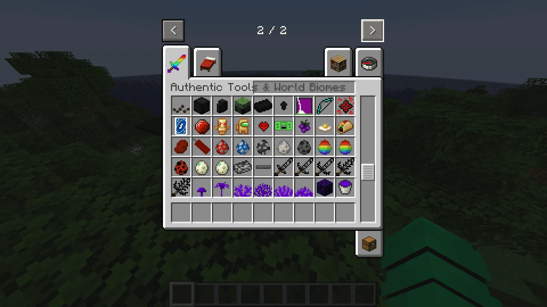 Authentic Tools & Biomes Classic, Моды, Minecraft