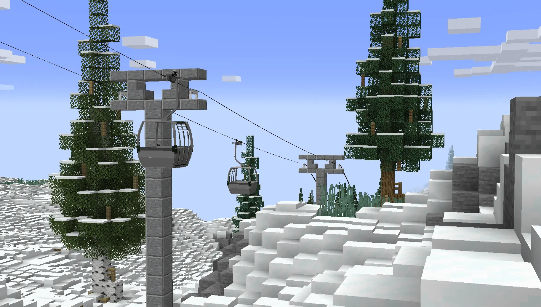 Chairlifts and Gondolas pack, Текстуры, Minecraft