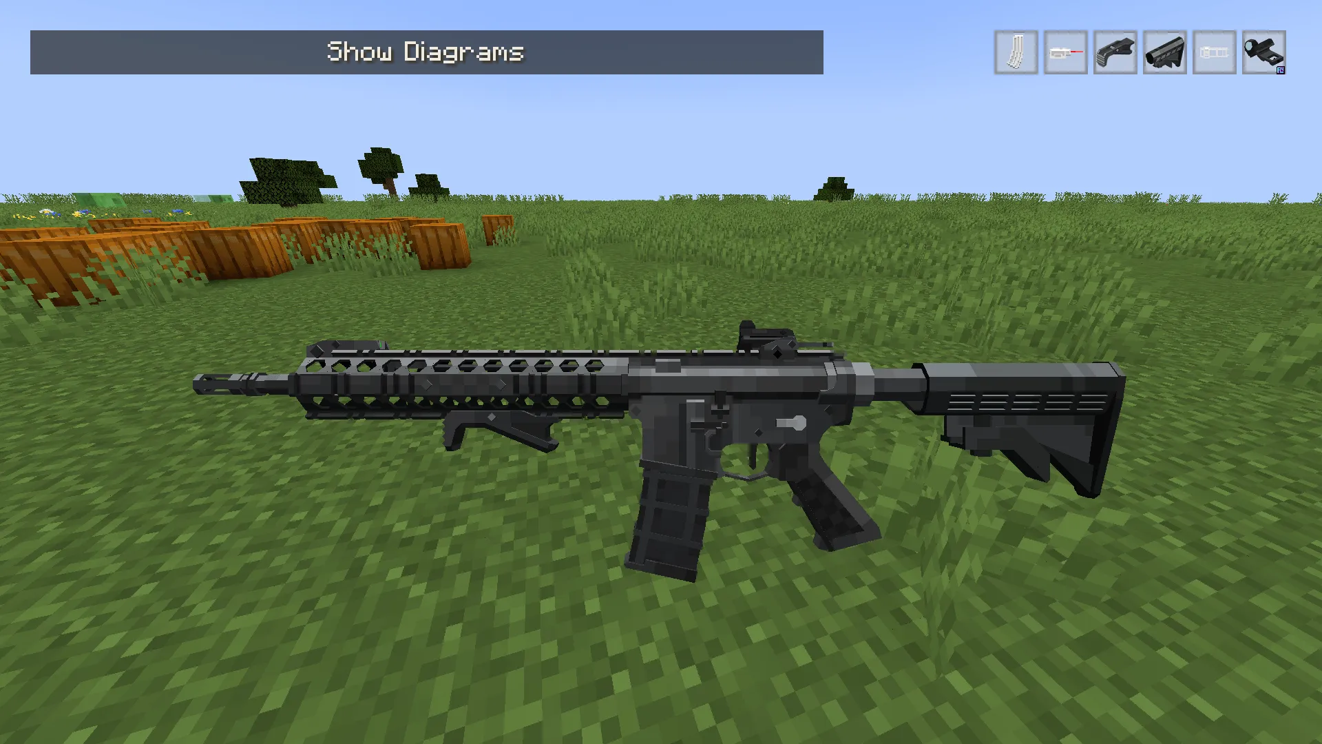 AR-68, Кастомизации, Minecraft