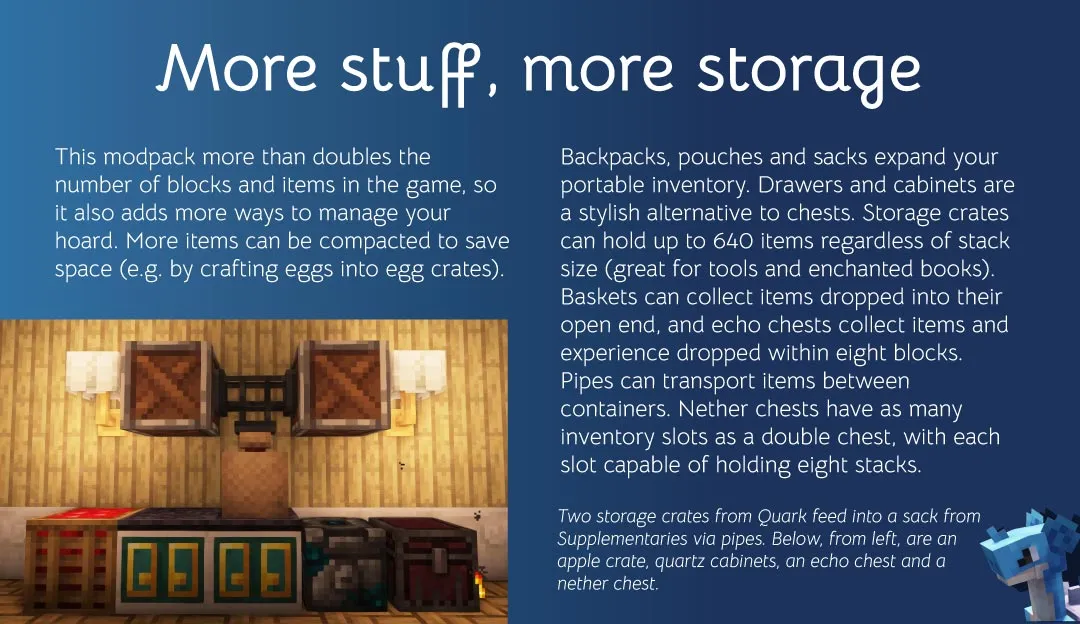 Comfy Cobble Creatures, Модпаки, Minecraft