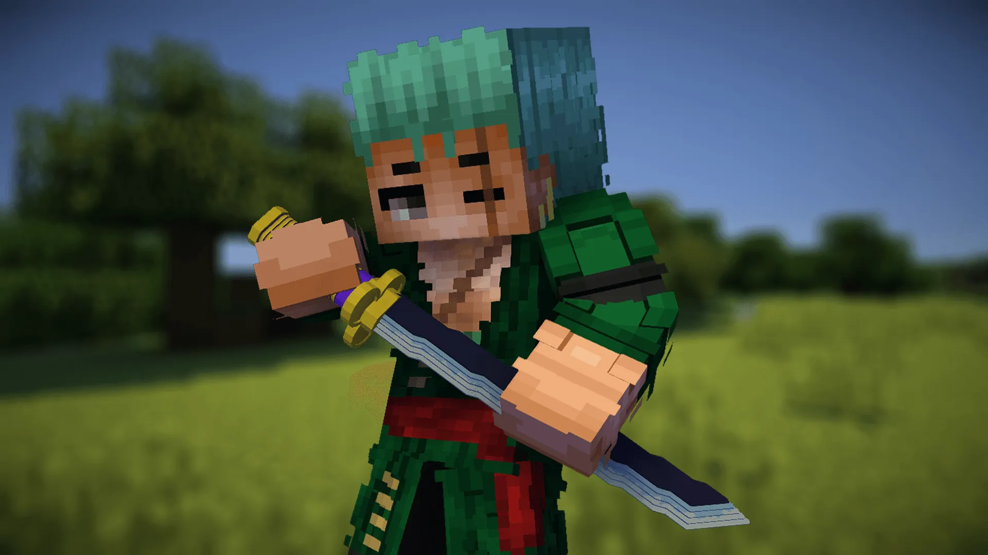 Enma katana from anime One piece — скриншот 2 (Текстуры, Minecraft)
