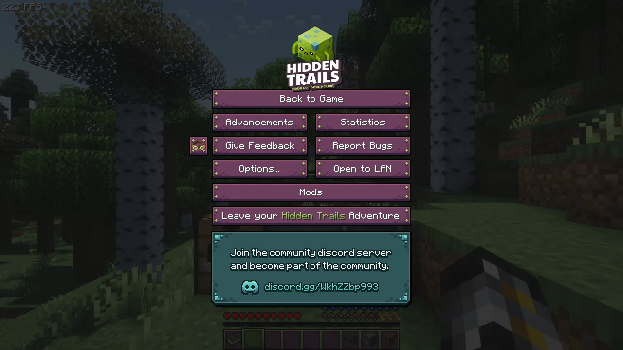 Hidden Trails-Visual Pack - Magenta, Текстуры, Minecraft