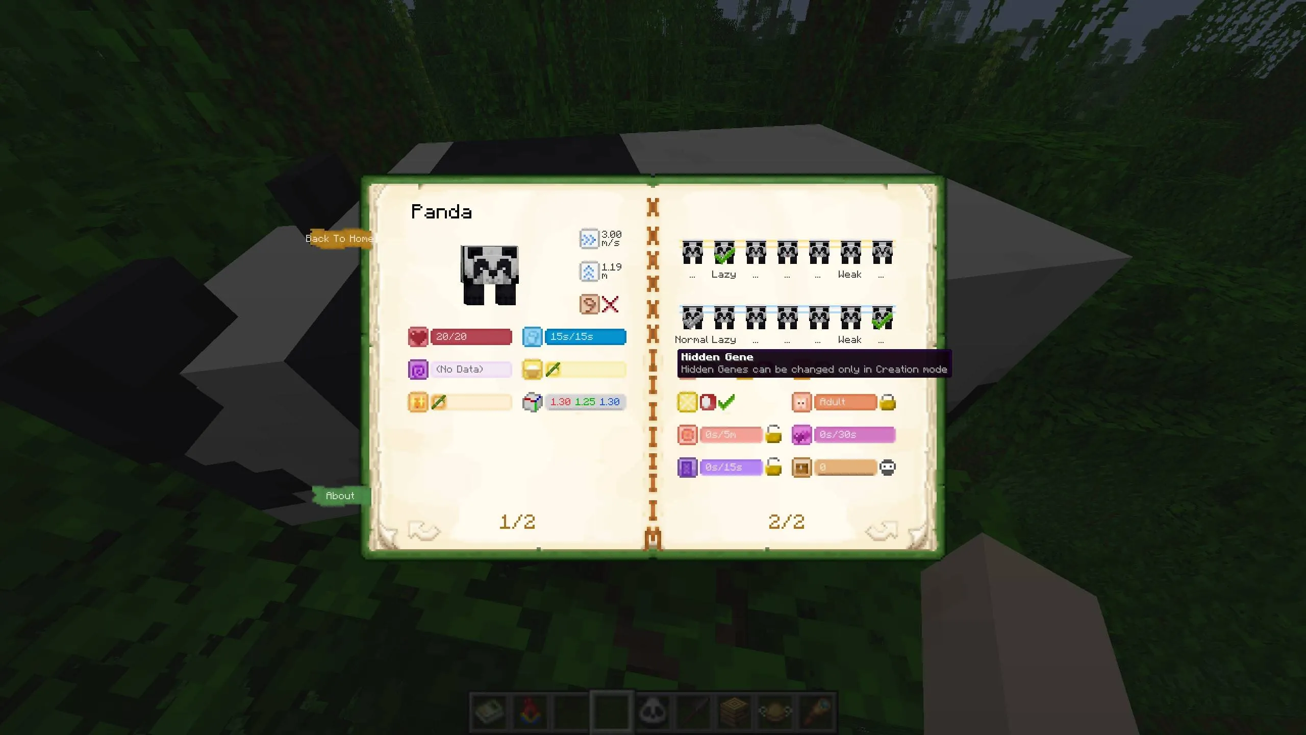 Biology Dictionary, Моды, Minecraft