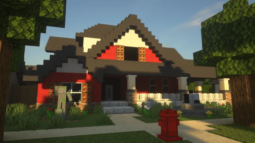 Scarlet: The Encounter with Evil | Horror Map — скриншот 1 (Карты, Minecraft)