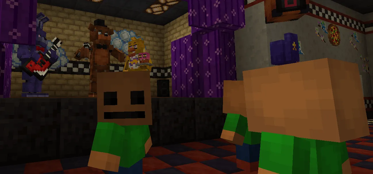 FNAF: Fresh Shipments, Моды, Minecraft