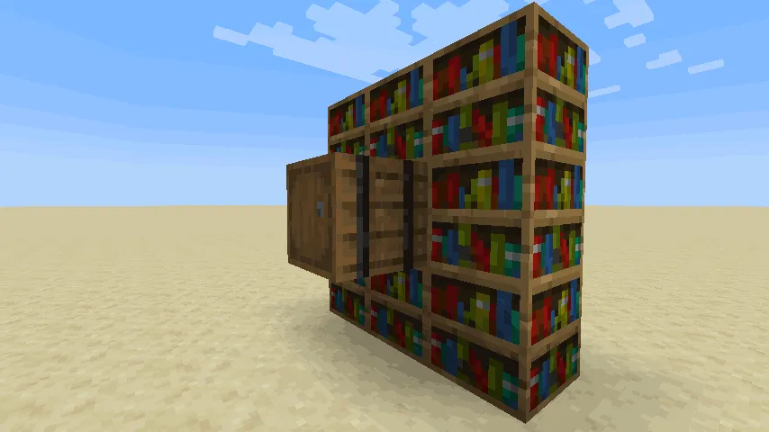 Storage Bookshelves — скриншот 2 (Моды, Minecraft)