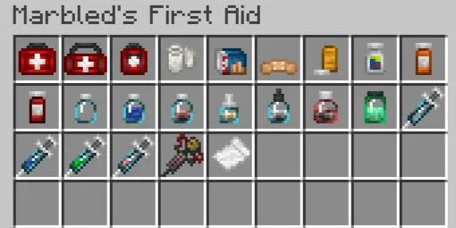 Medical Remedies (Formerly Marbled's First Aid) — скриншот 1 (Моды, Minecraft)