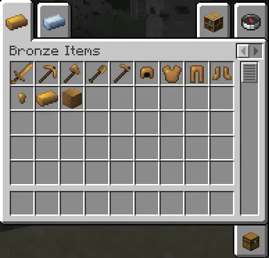 Craftable Bronze Armor and Tools — скриншот 5 (Моды, Minecraft)