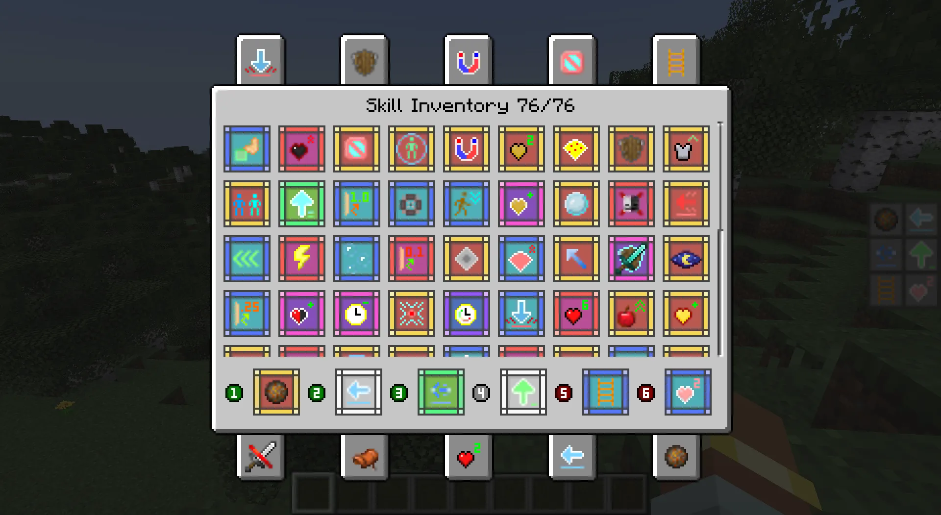 Advanced Skills — скриншот 3 (Моды, Minecraft)