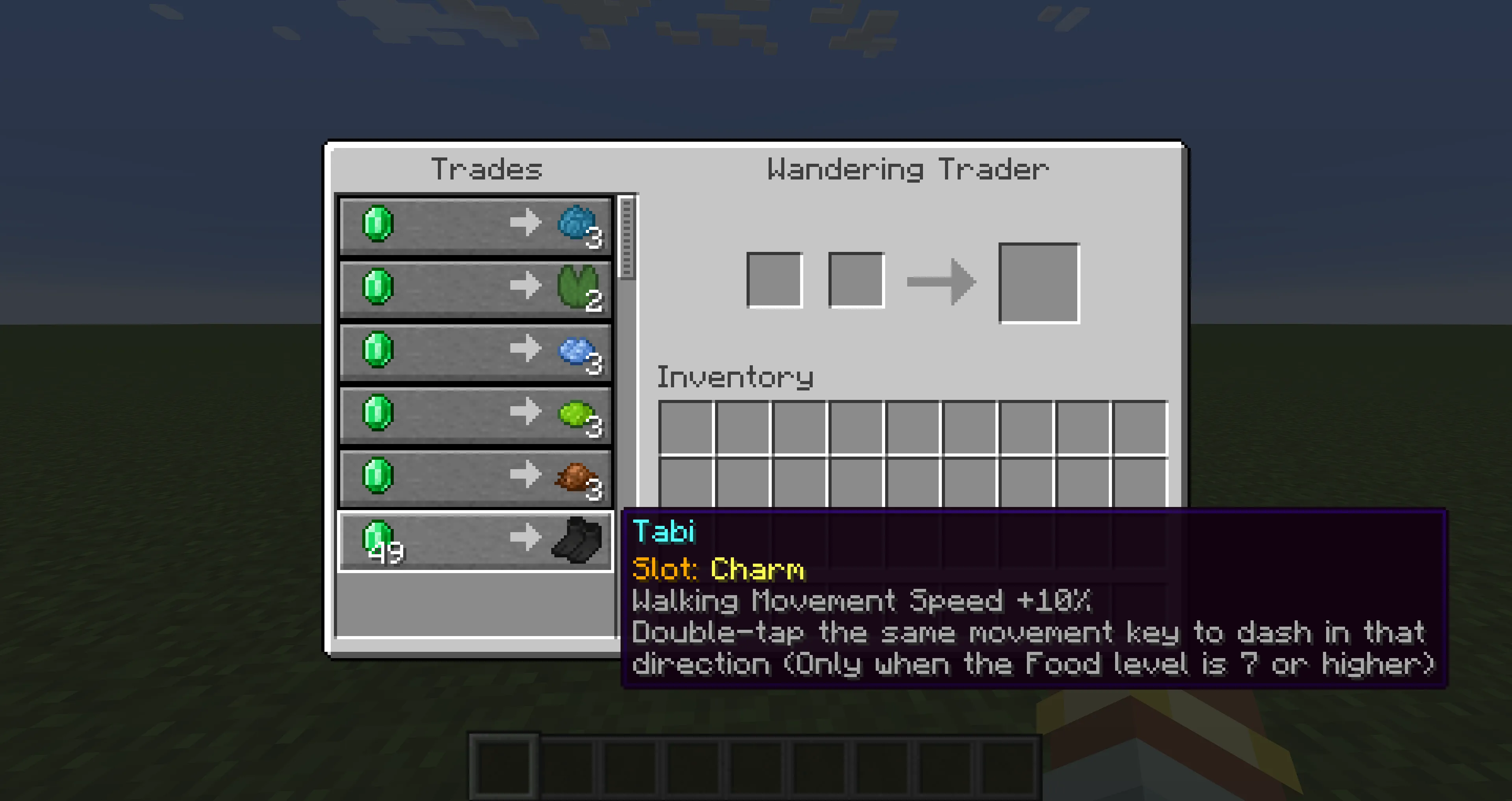 Unique Accessories, Моды, Minecraft