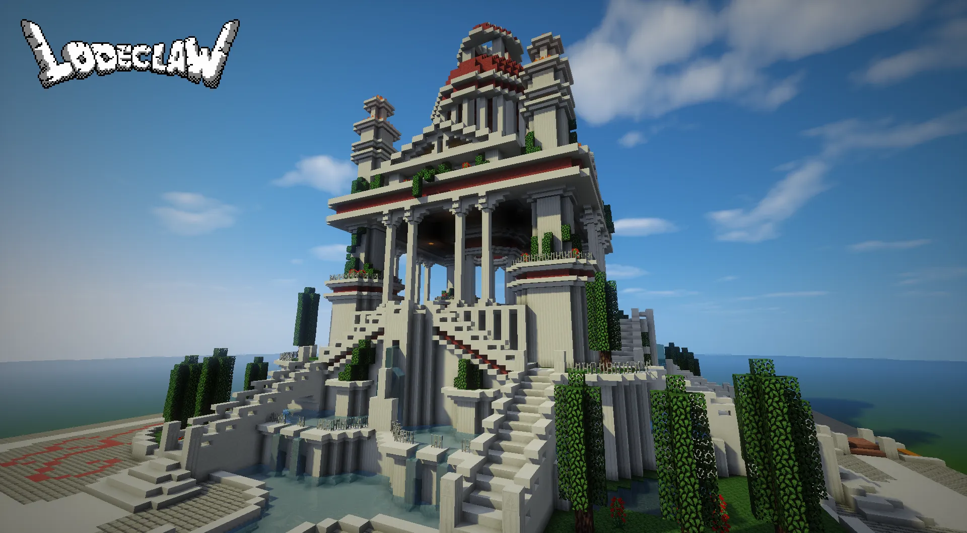 Serene Temple Hub — скриншот 1 (Карты, Minecraft)