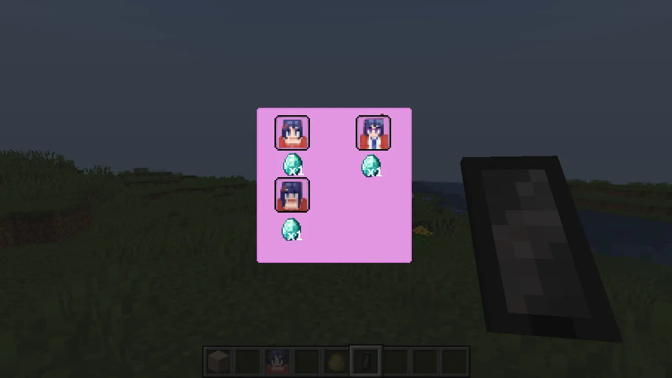 Mita's Universe, Моды, Minecraft