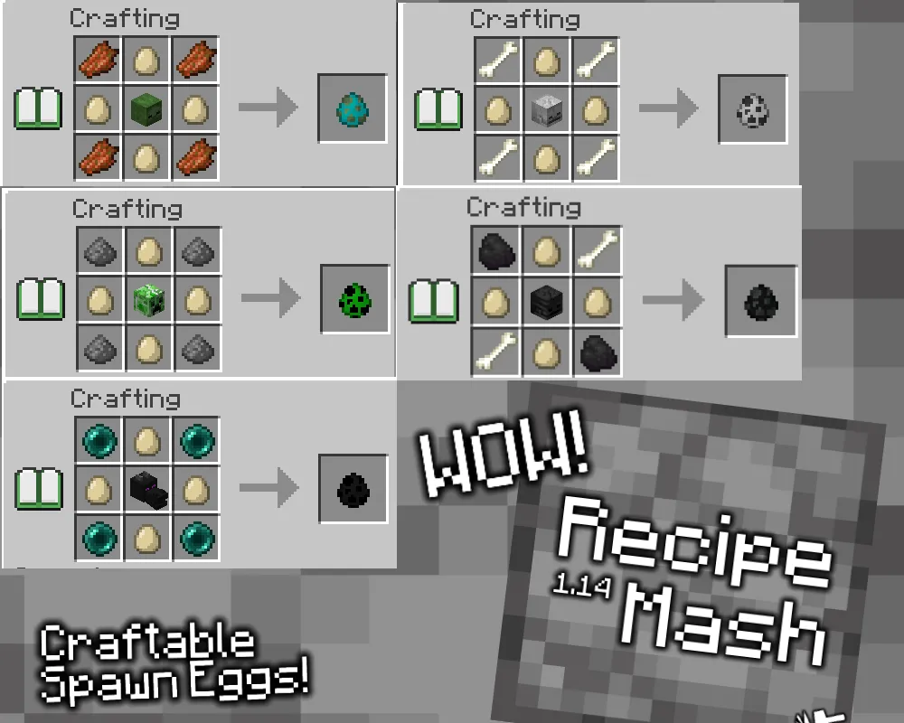 RecipeMash — скриншот 1 (Моды, Minecraft)