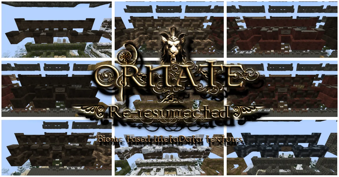 Ornate 5 Re-resurrected - MetaData AddOn — скриншот 5 (Текстуры, Minecraft)
