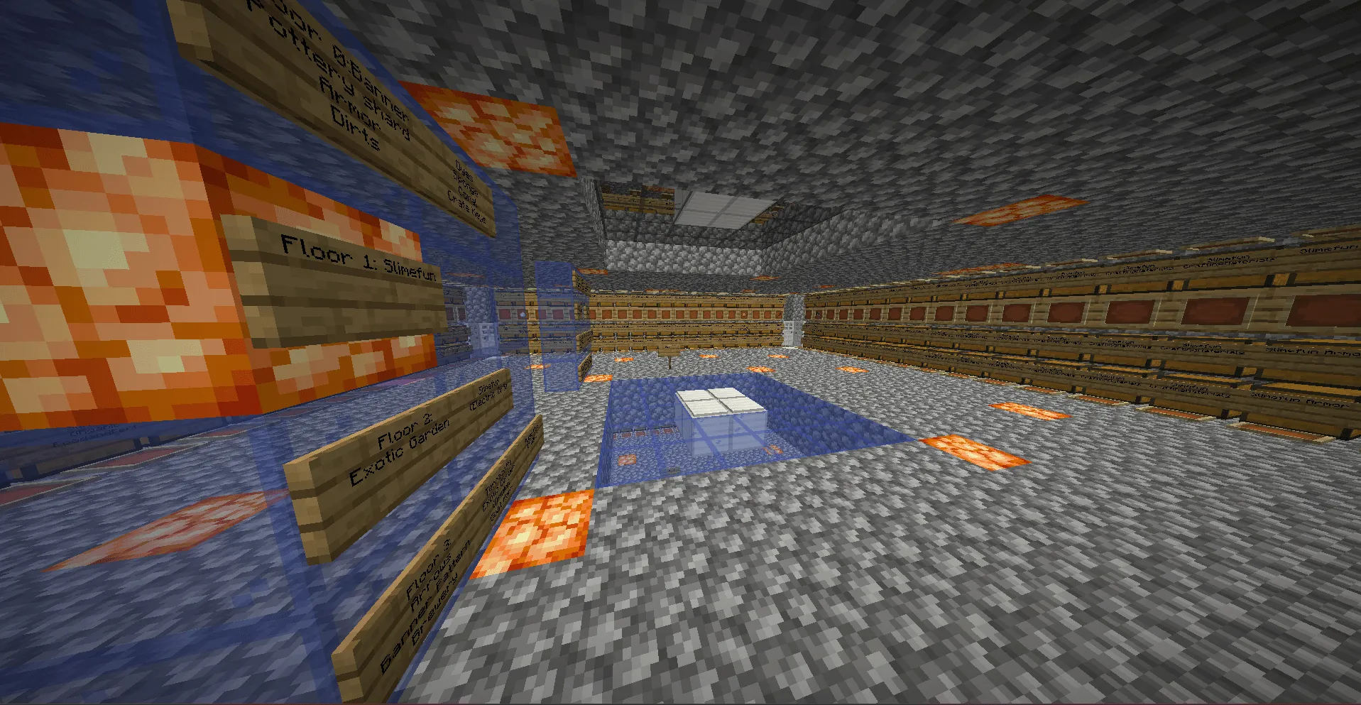 Seventh Sky Syndicate Chestshop Mall v1.1 — скриншот 2 (Карты, Minecraft)
