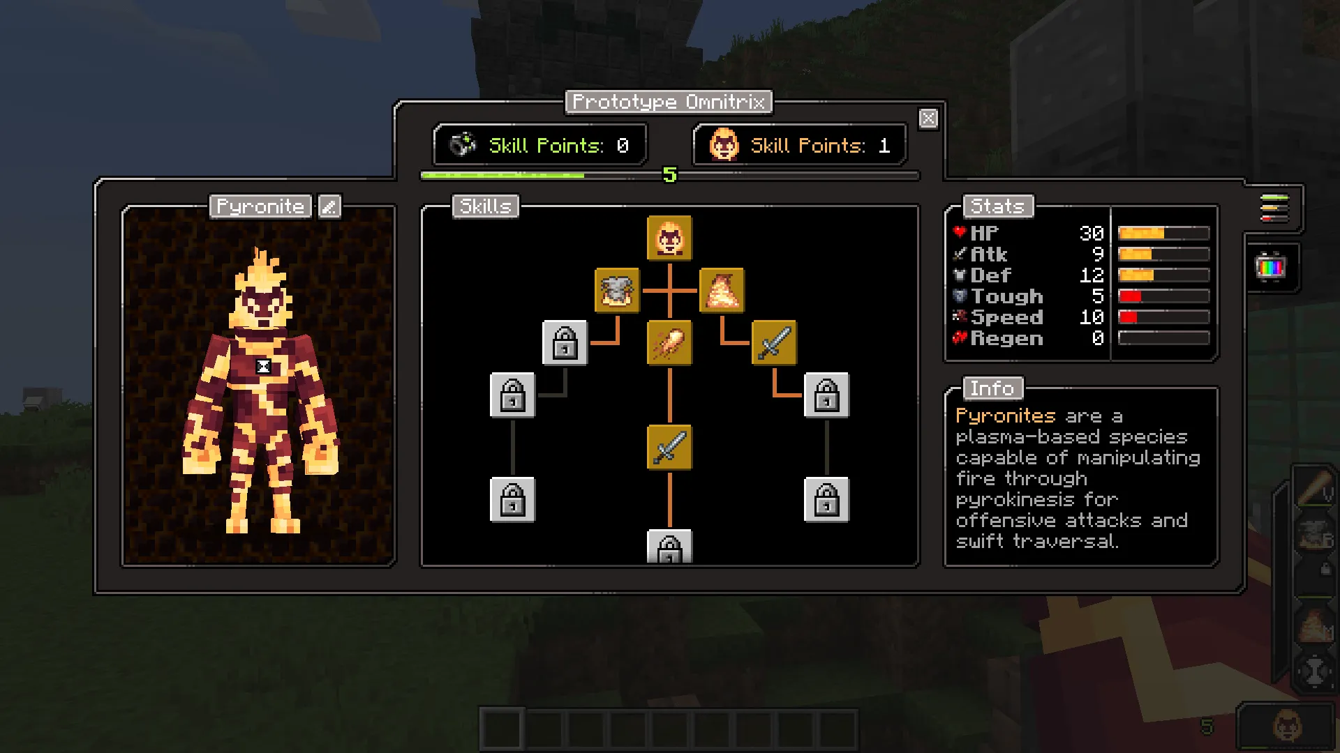 Alien Evolution, Моды, Minecraft