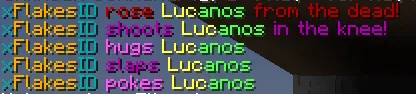 LumiaEssentials, Плагины, Minecraft