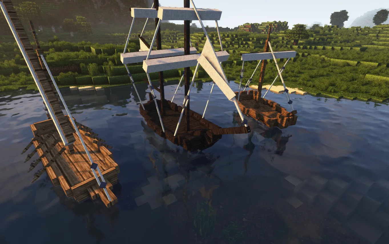 Conquest of smallships, Текстуры, Minecraft
