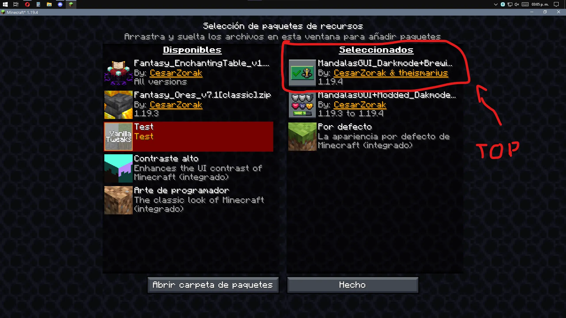 Mandala's GUI - Add-Ons, Текстуры, Minecraft