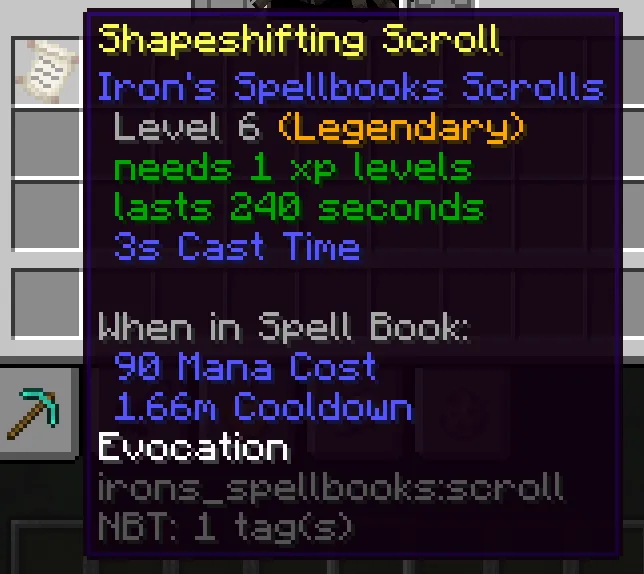 Woodwalkers Spellbooks — скриншот 1 (Моды, Minecraft)