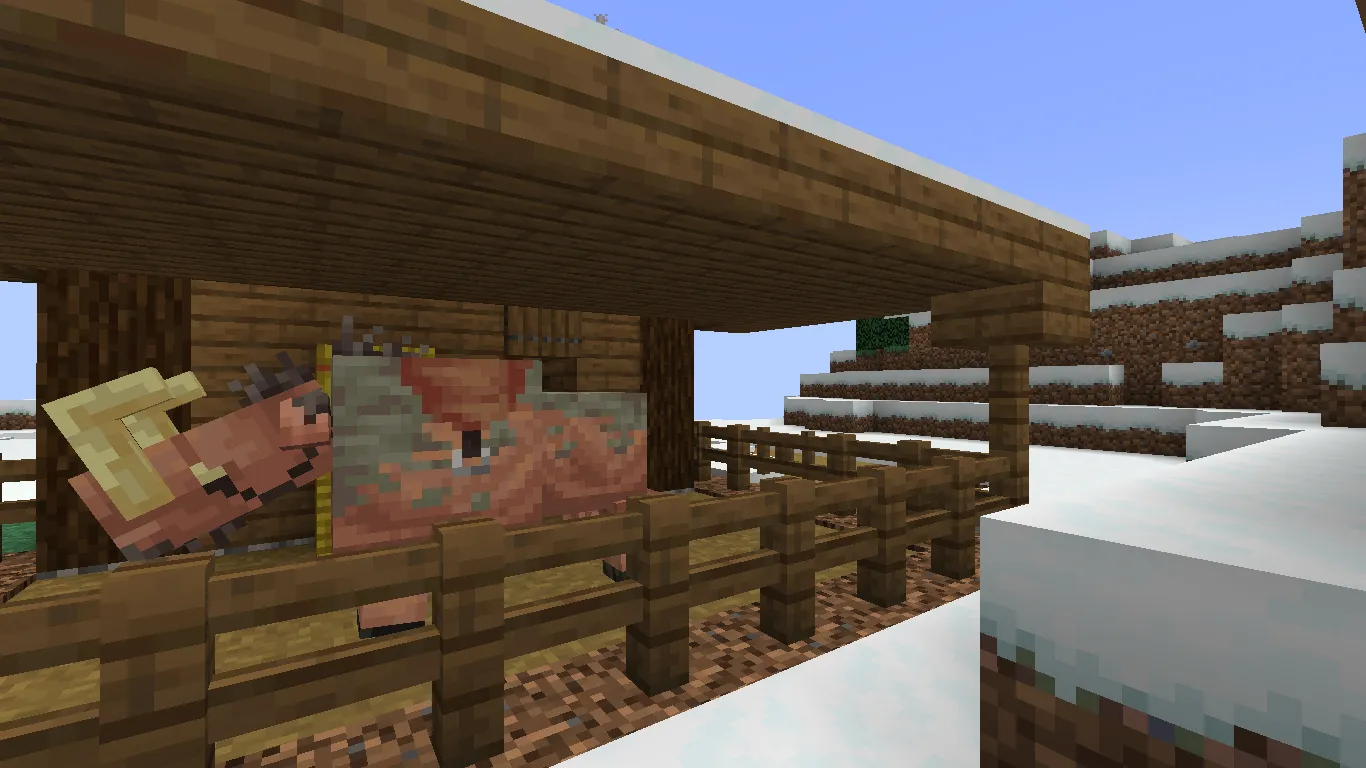 Alex's Mobs' Tusklin Hoglin — скриншот 1 (Текстуры, Minecraft)