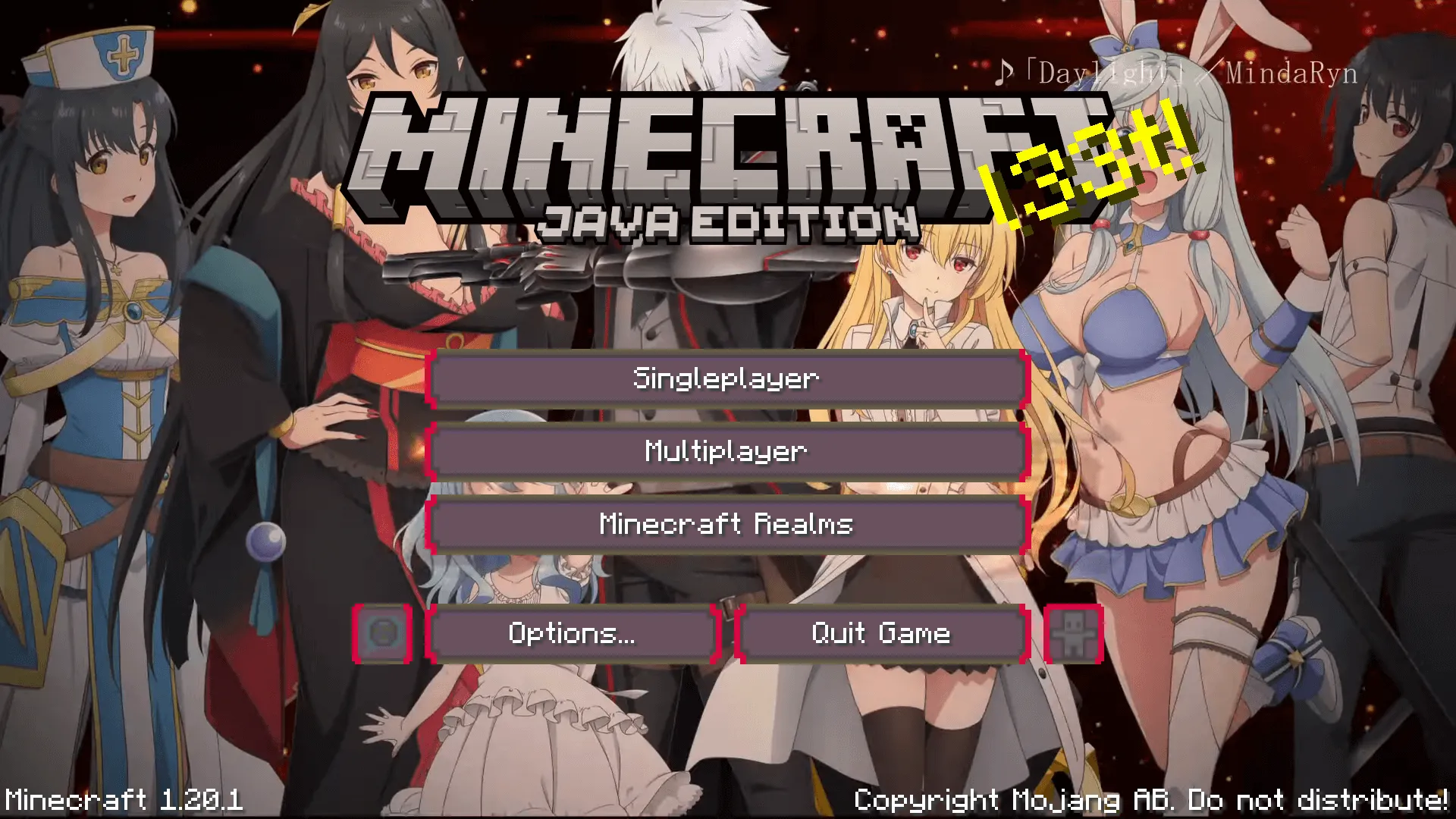 Arifureta: From Commonplace to World's Strongest GUI Pack — скриншот 1 (Текстуры, Minecraft)