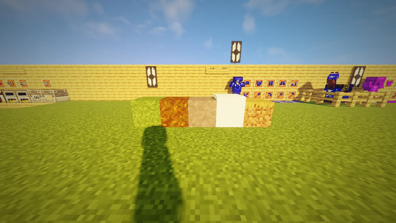 Default+ (Nightmare), Текстуры, Minecraft