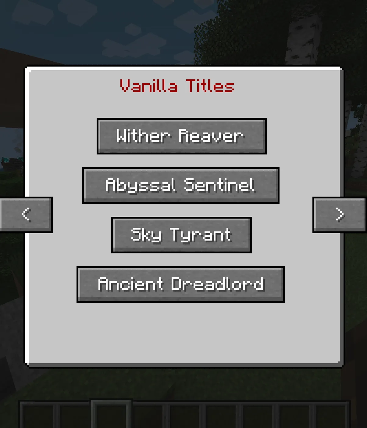 Boss Titles, Моды, Minecraft