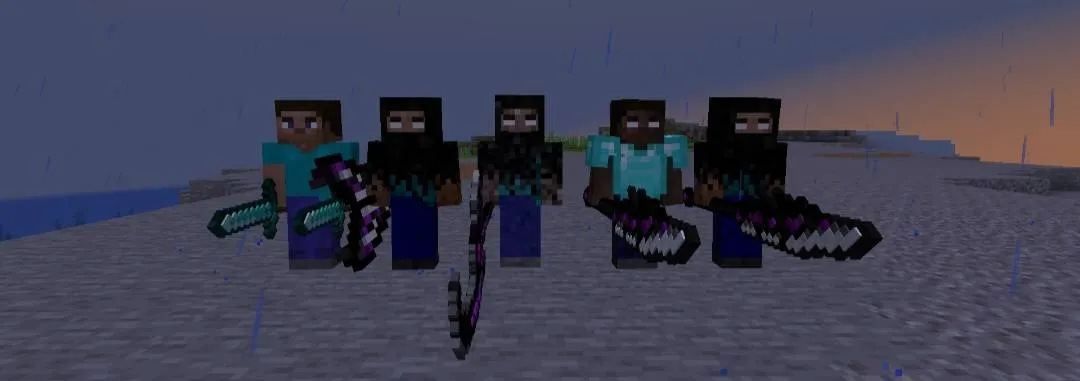 Annoying Villagers Stuff (More blades of god of war) — скриншот 1 (Моды, Minecraft)
