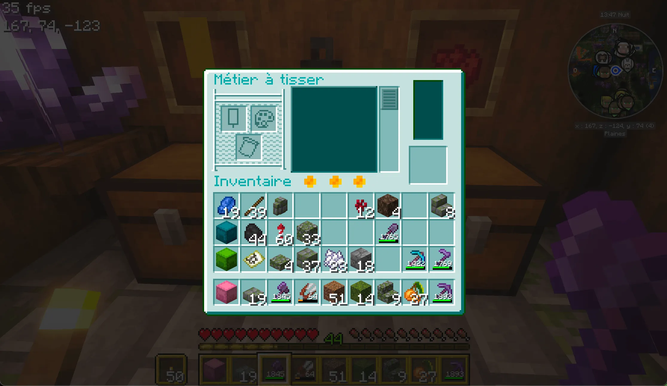 Wildflowers GUI, Текстуры, Minecraft