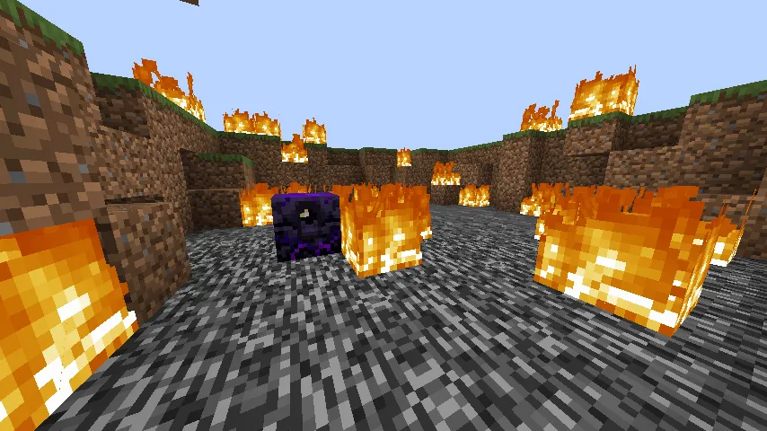 Green and Low fire, Текстуры, Minecraft
