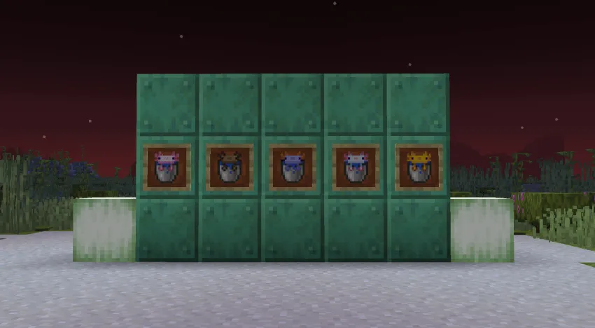 Axolotl Bucket CIT — скриншот 2 (Текстуры, Minecraft)