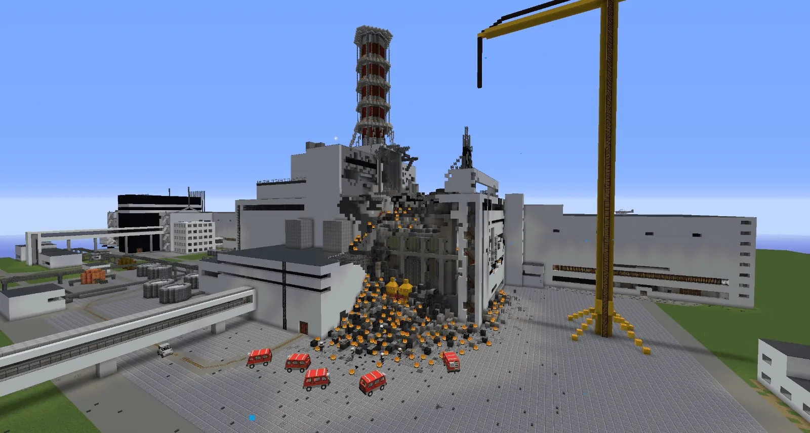 Chernobyl 1986 NOTD — скриншот 16 (Карты, Minecraft)