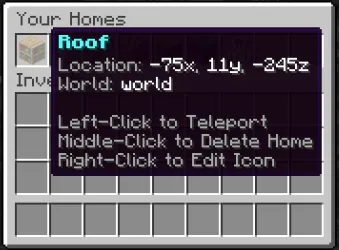 HomeGUI [1.8 - 1.17] — скриншот 1 (Плагины, Minecraft)