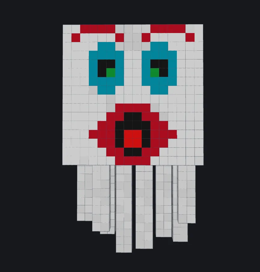Joker Faced Ghast, Текстуры, Minecraft