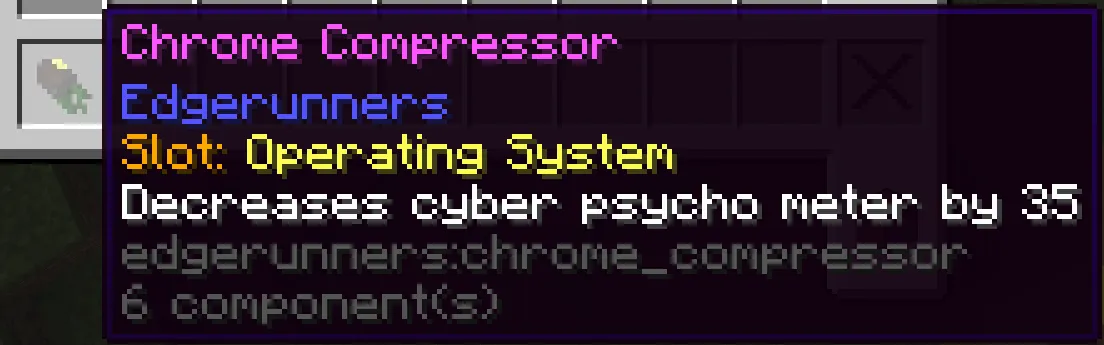 Edge Runner Cyberware — скриншот 8 (Моды, Minecraft)