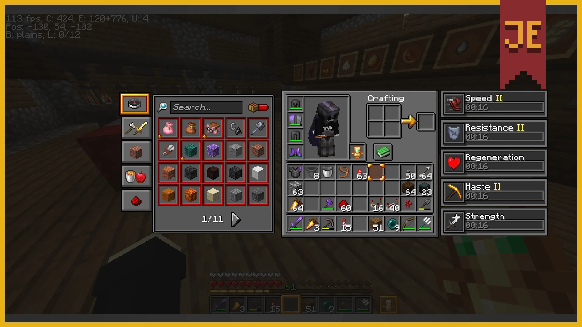 Dary's Dark GUI — скриншот 4 (Текстуры, Minecraft)