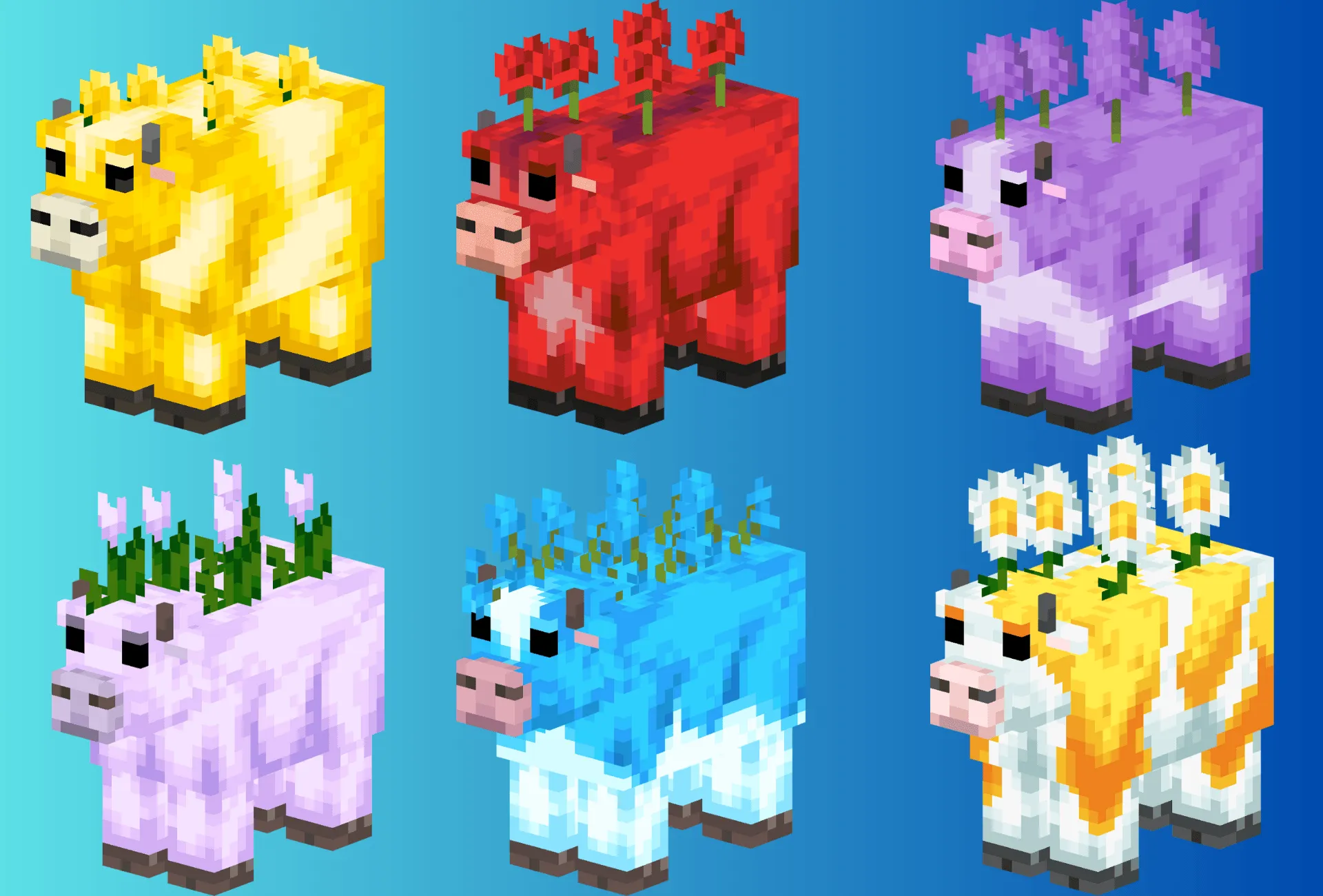 Prettier Cows — скриншот 1 (Текстуры, Minecraft)