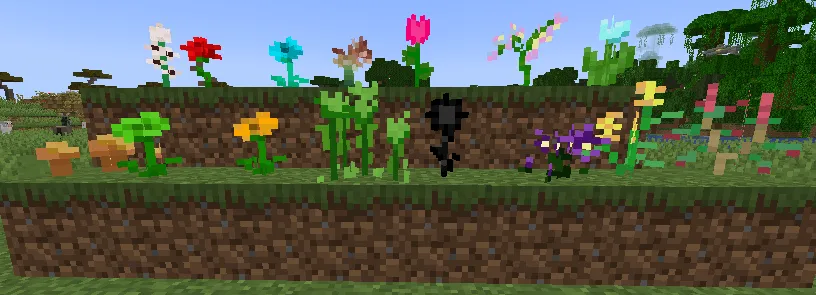 Water's Unique Flowers, Моды, Minecraft