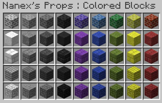 Nanex's Props, Моды, Minecraft