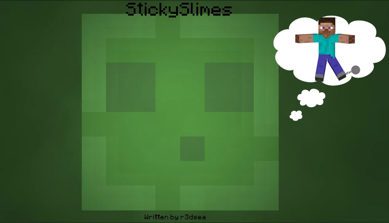 Sticky Slimes — скриншот 3 (Плагины, Minecraft)