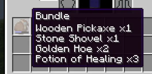 Bundles'O'Unstackables — скриншот 1 (Моды, Minecraft)