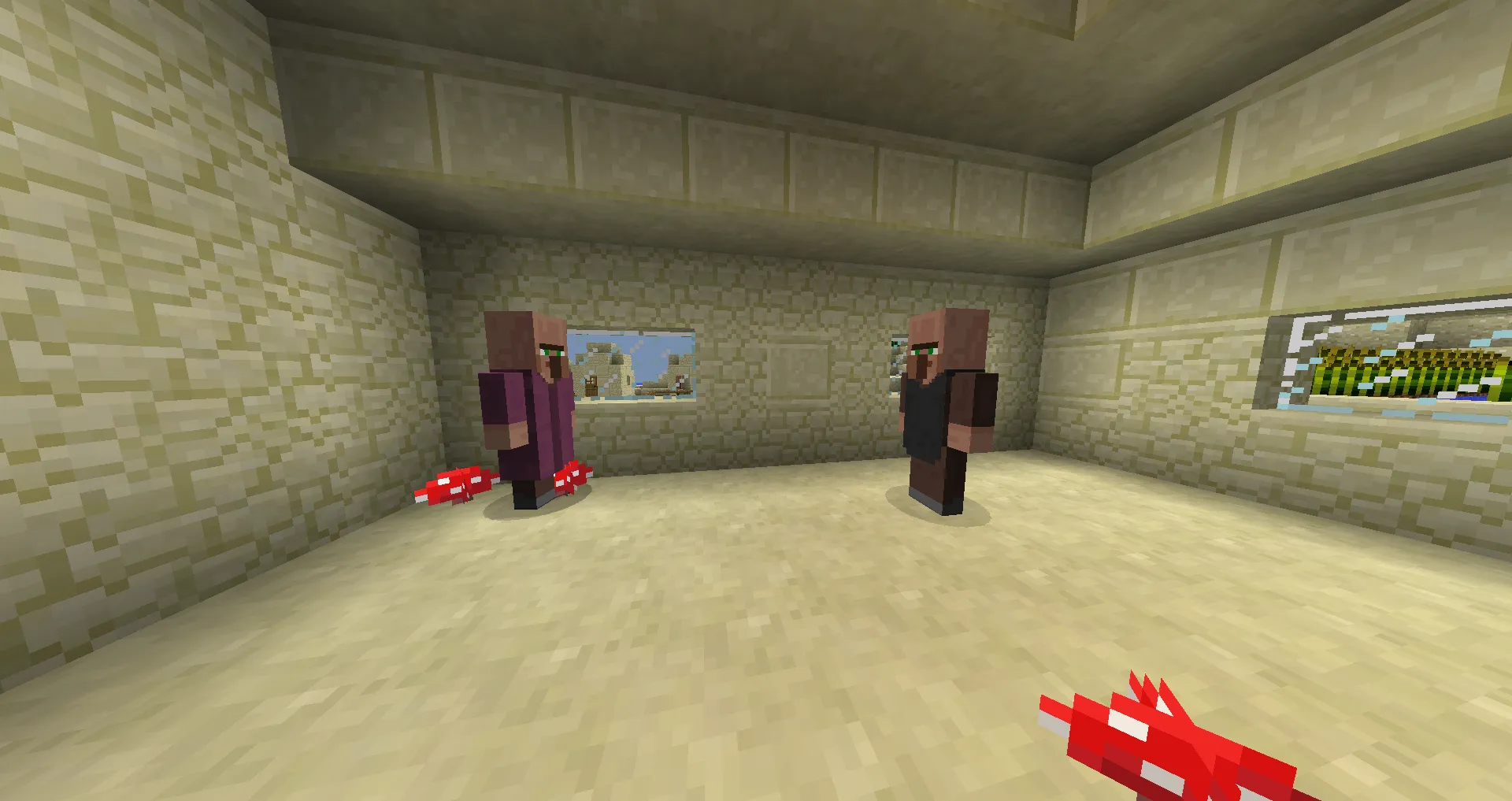 Villagers with Separated Arms Resource pack — скриншот 2 (Текстуры, Minecraft)