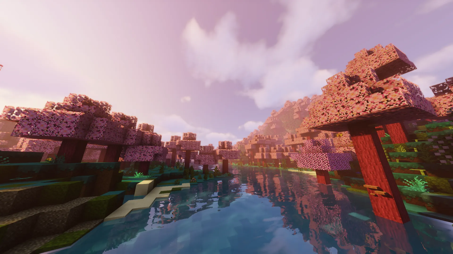 RoseDryad's Birch to Cherry — скриншот 4 (Текстуры, Minecraft)