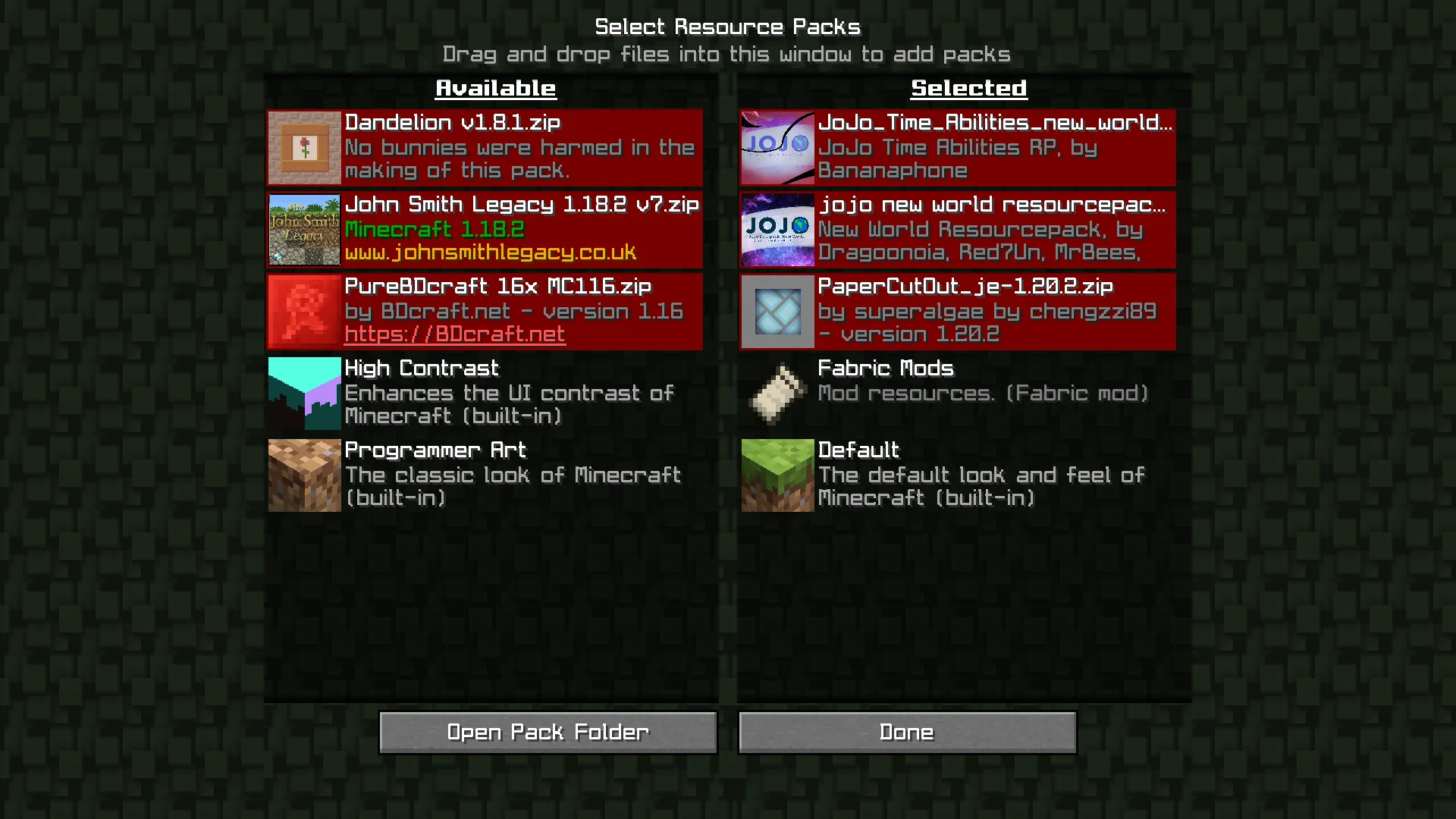 JoJo's Bizzare Time Ability Pack — скриншот 3 (Текстуры, Minecraft)
