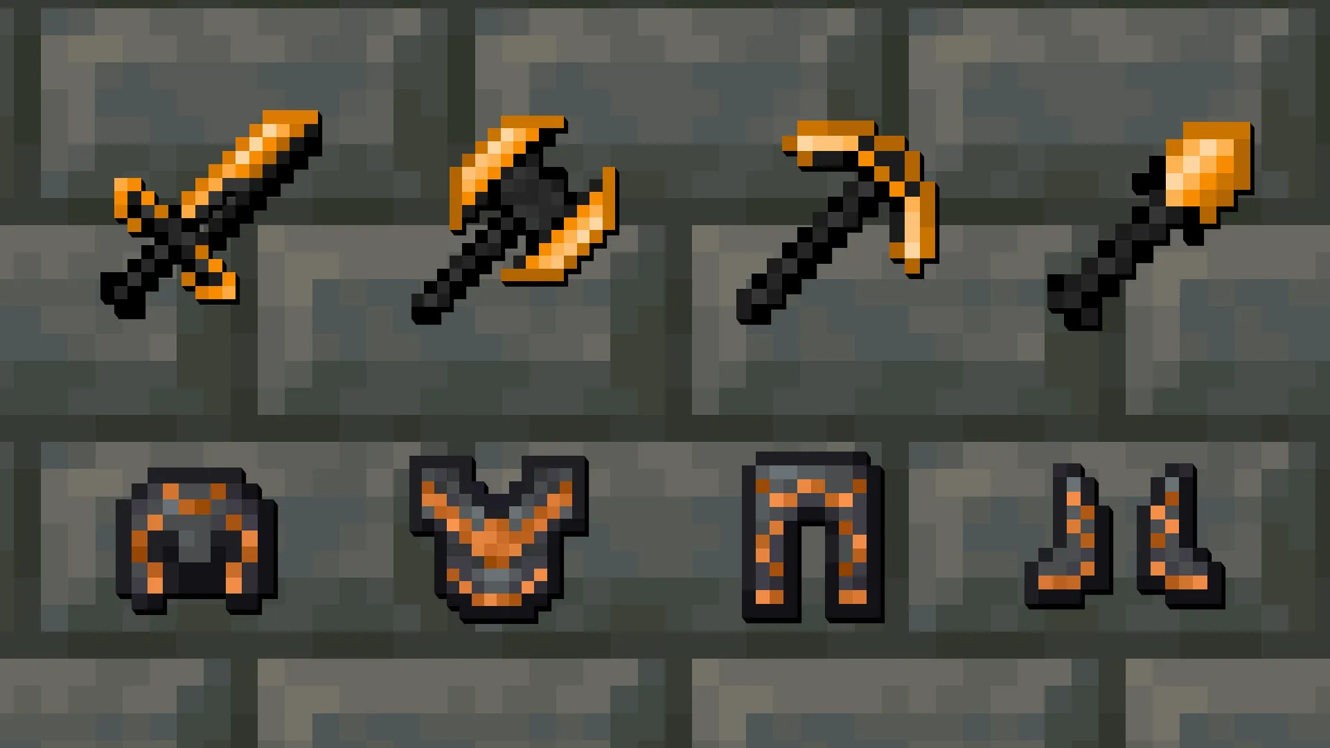 Cyber PvP [Halloween Edition], Текстуры, Minecraft