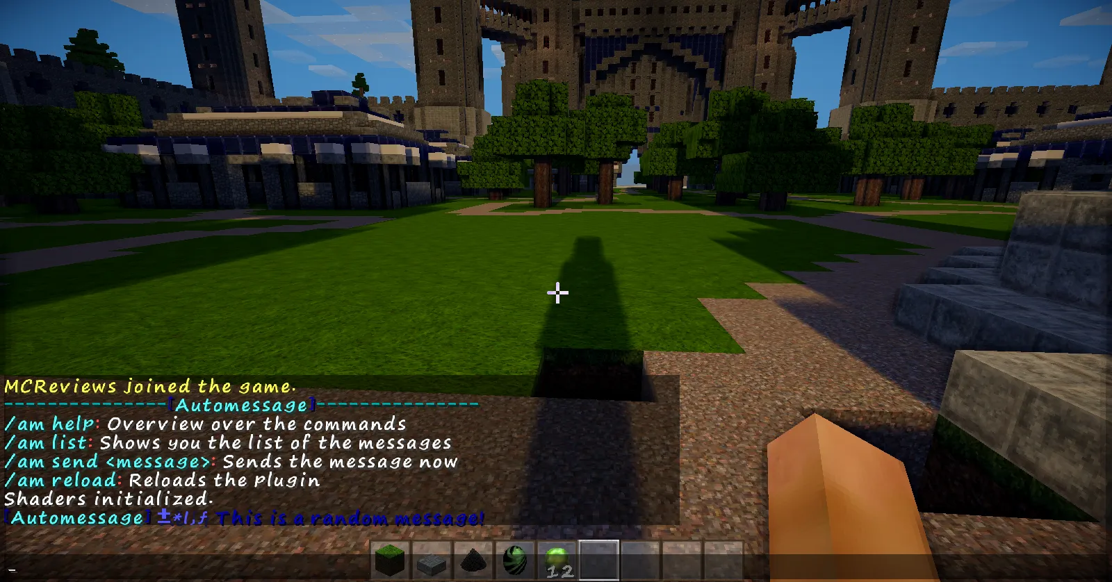 MCR Automessage — скриншот 8 (Плагины, Minecraft)