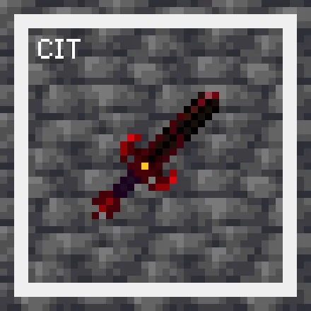 Sinister sword CIT — скриншот 1 (Текстуры, Minecraft)