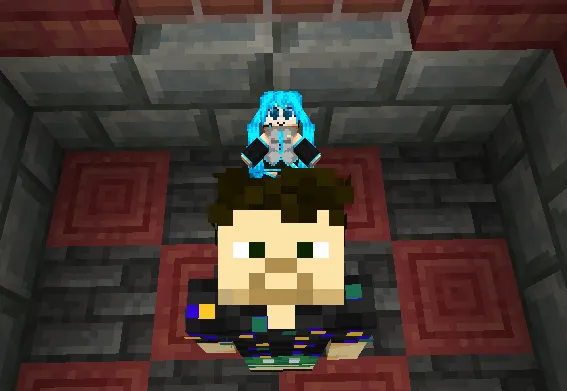Miku as a totem! — скриншот 1 (Текстуры, Minecraft)